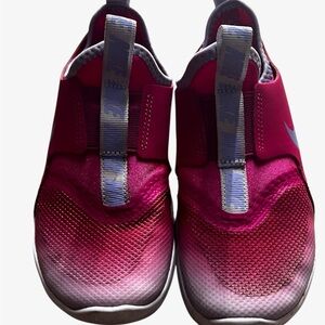 Nike Kids Fuchsia Slip-On Sneakers